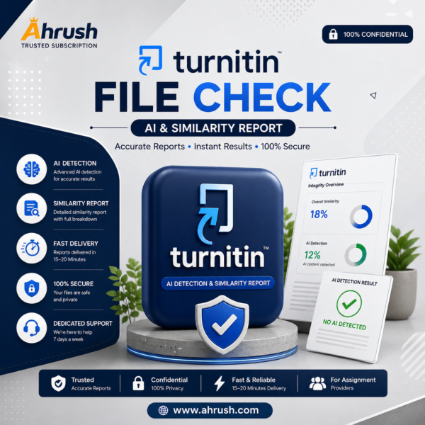Turnitin Ai & plagiarism Check online